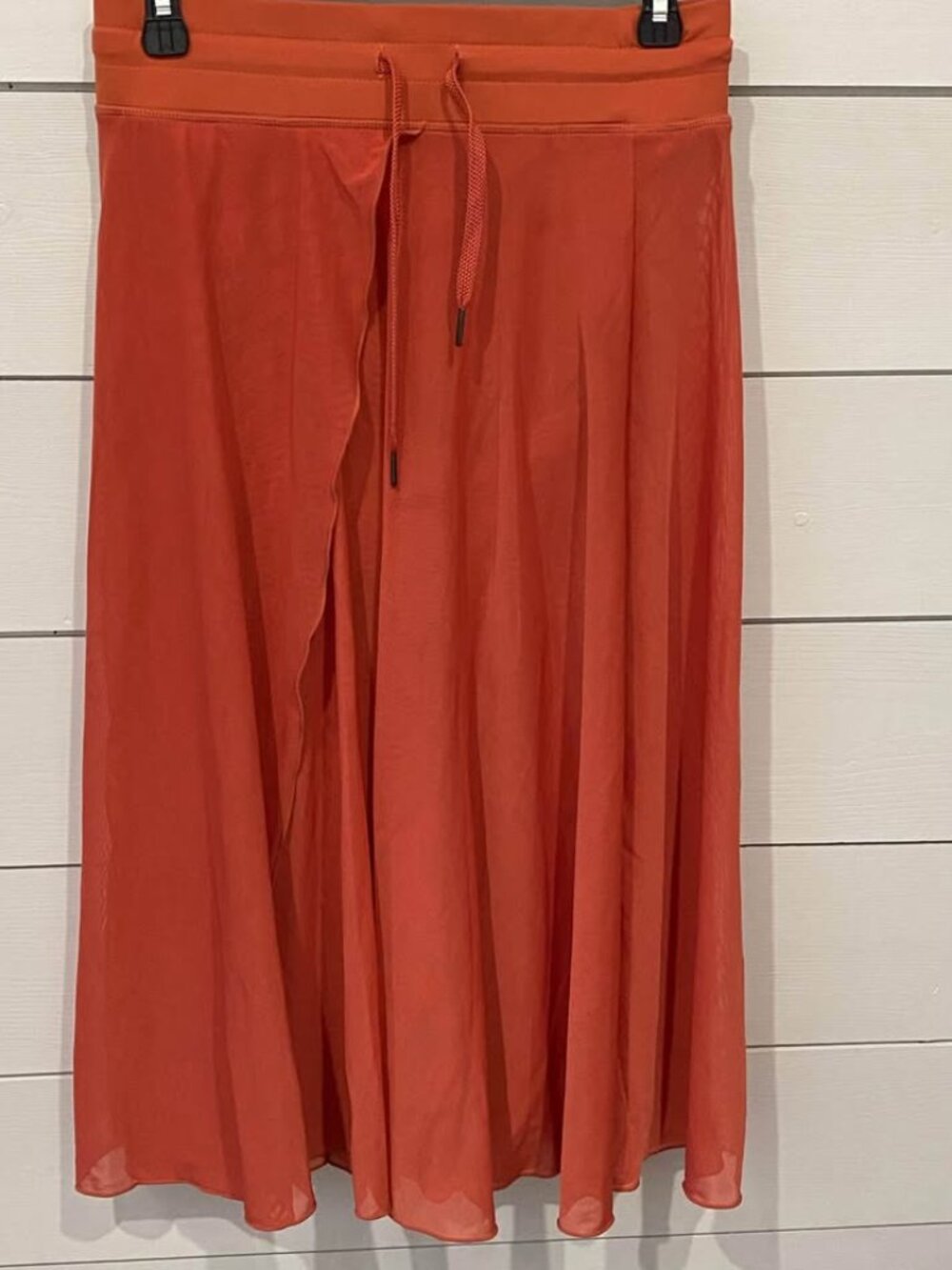 Orange peach pink Halara skirt